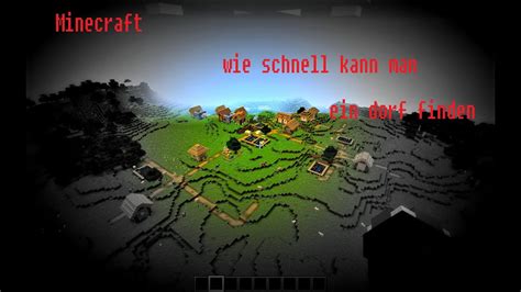 minecraft dörfer finden.